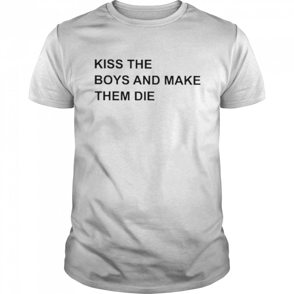 boys kiss tshirt
