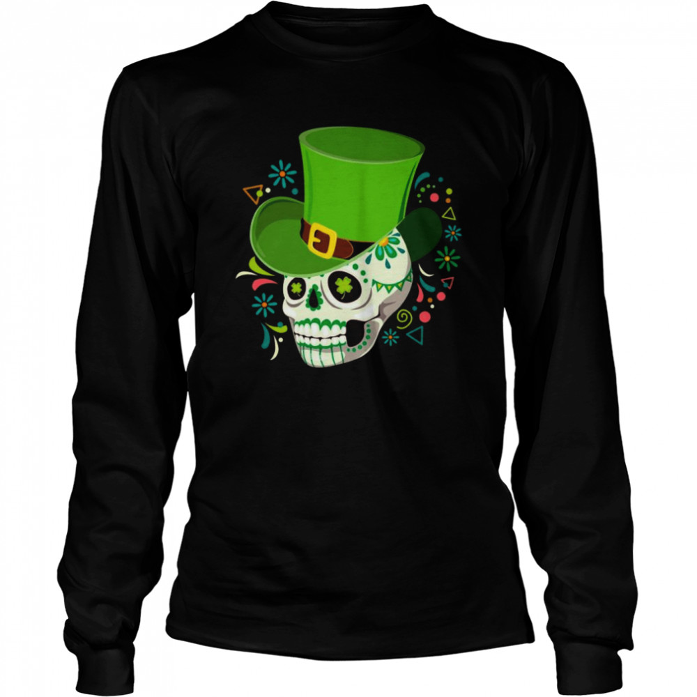 Happy St Patricks Day Irish American T- Long Sleeved T-shirt