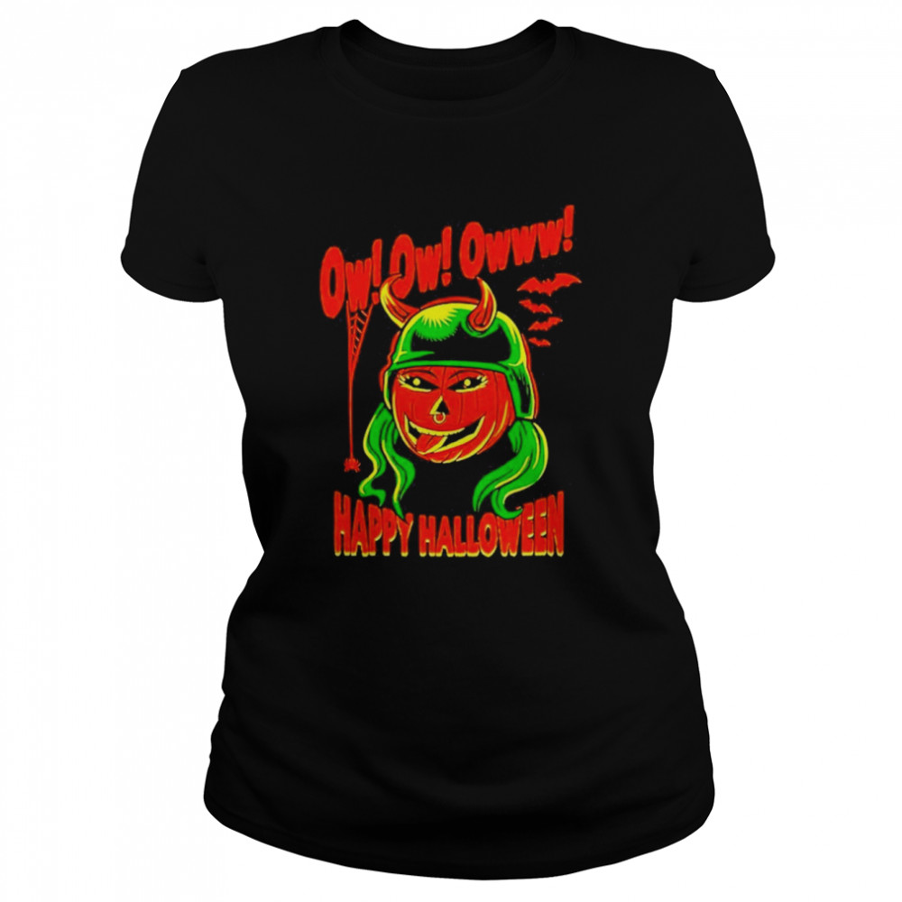 Shotzi Blackheart Ow Ow Happy Halloween Classic Women's T-shirt