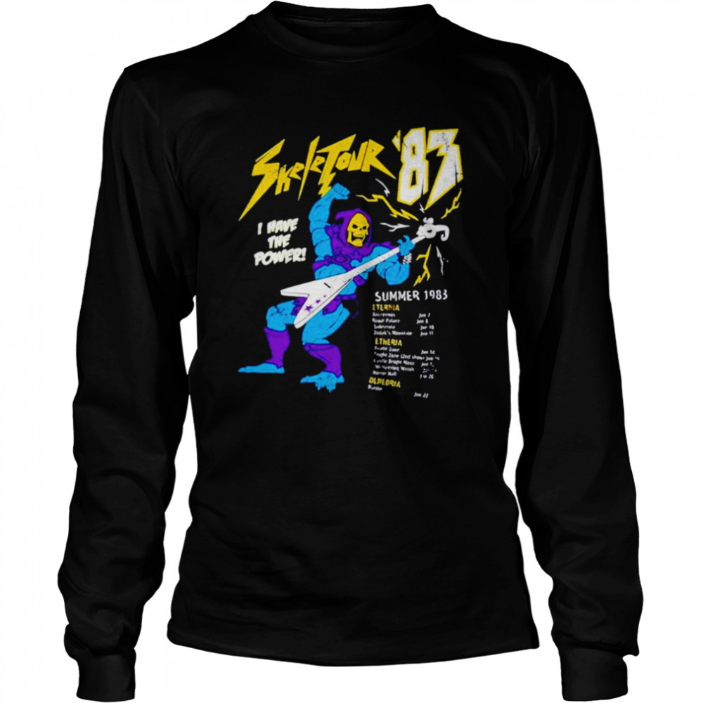 Skeletor Master Of Universe Illustration shirt Long Sleeved T-shirt