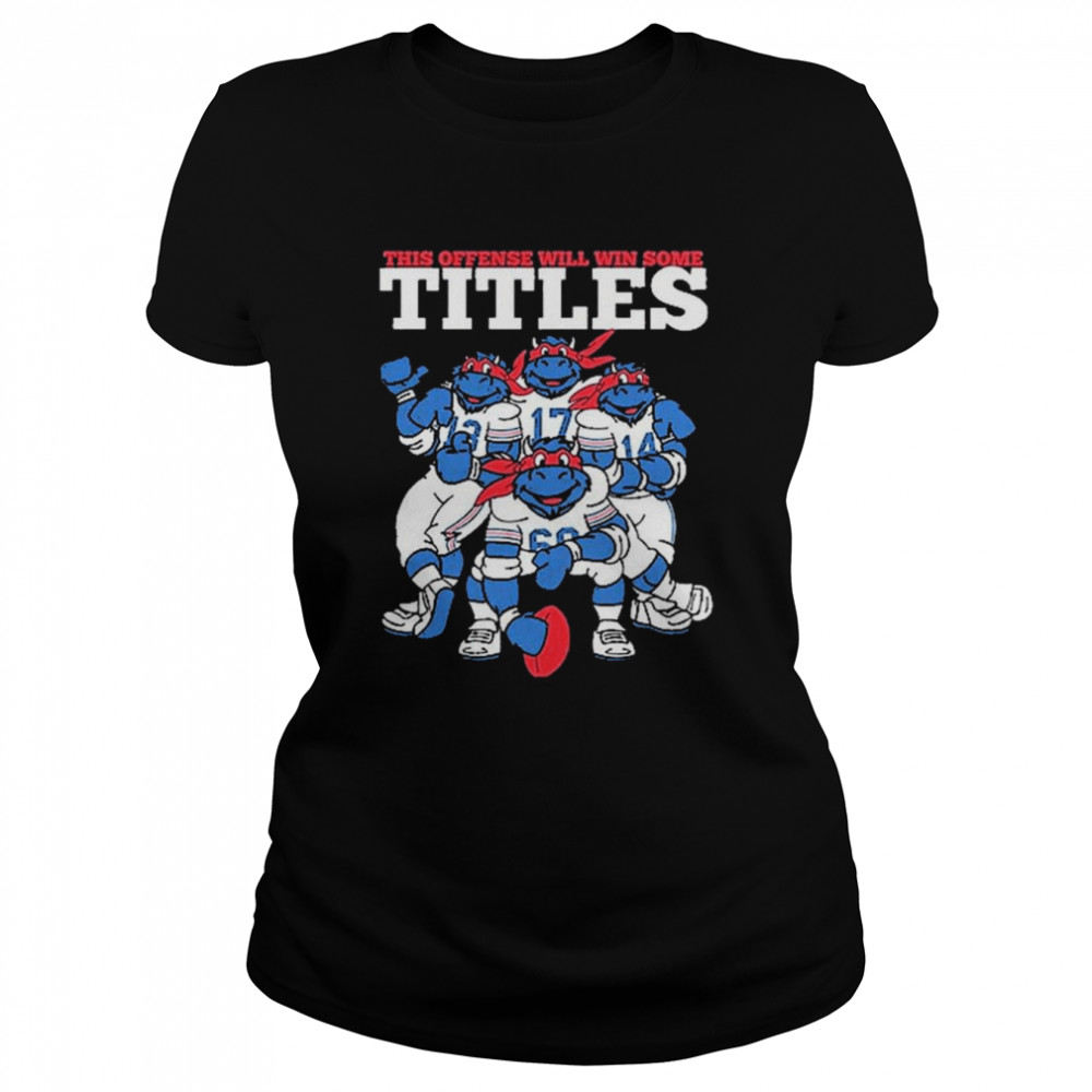 Teenage Mutant Ninja Turtles this offense will win some tittles shirt Classic Women's T-shirt