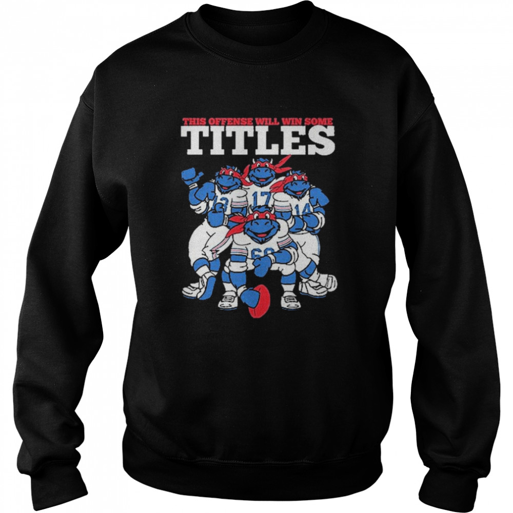 Teenage Mutant Ninja Turtles this offense will win some tittles shirt Unisex Sweatshirt