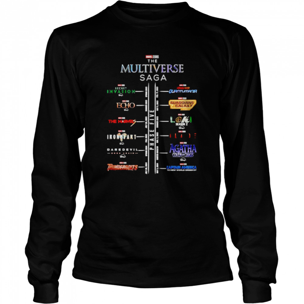 The Multiverse Saga Thunderbolts Captain America New World Order shirt Long Sleeved T-shirt