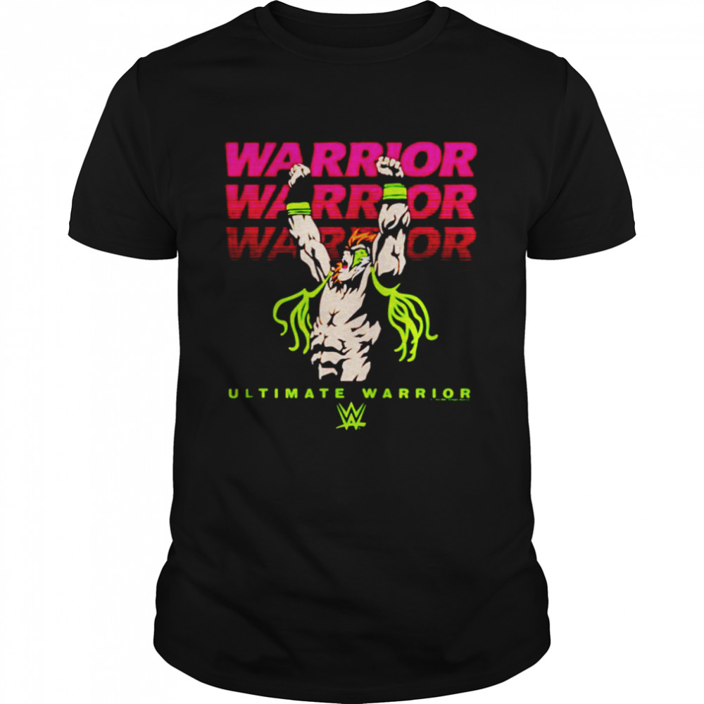 WWE Ultimate Warrior Text Stack Comic shirt Classic Men's T-shirt