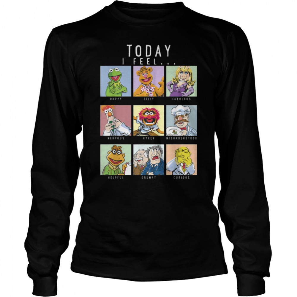 Disney The Muppets Today I Fell Box Up T- B08P4S6S37 Long Sleeved T-shirt