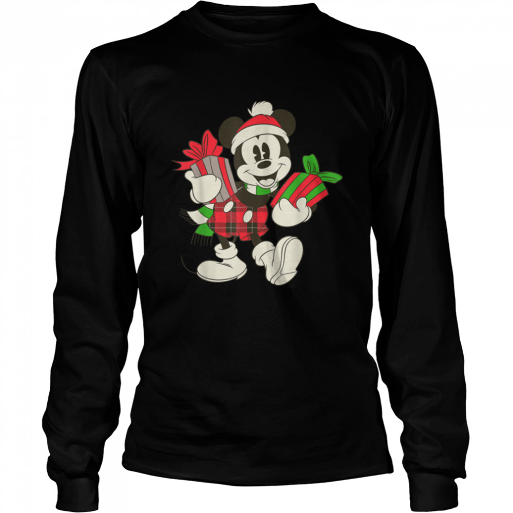 Disney Vintage Mickey Mouse Holiday Gifts T- B07MGL6ZB6 Long Sleeved T-shirt