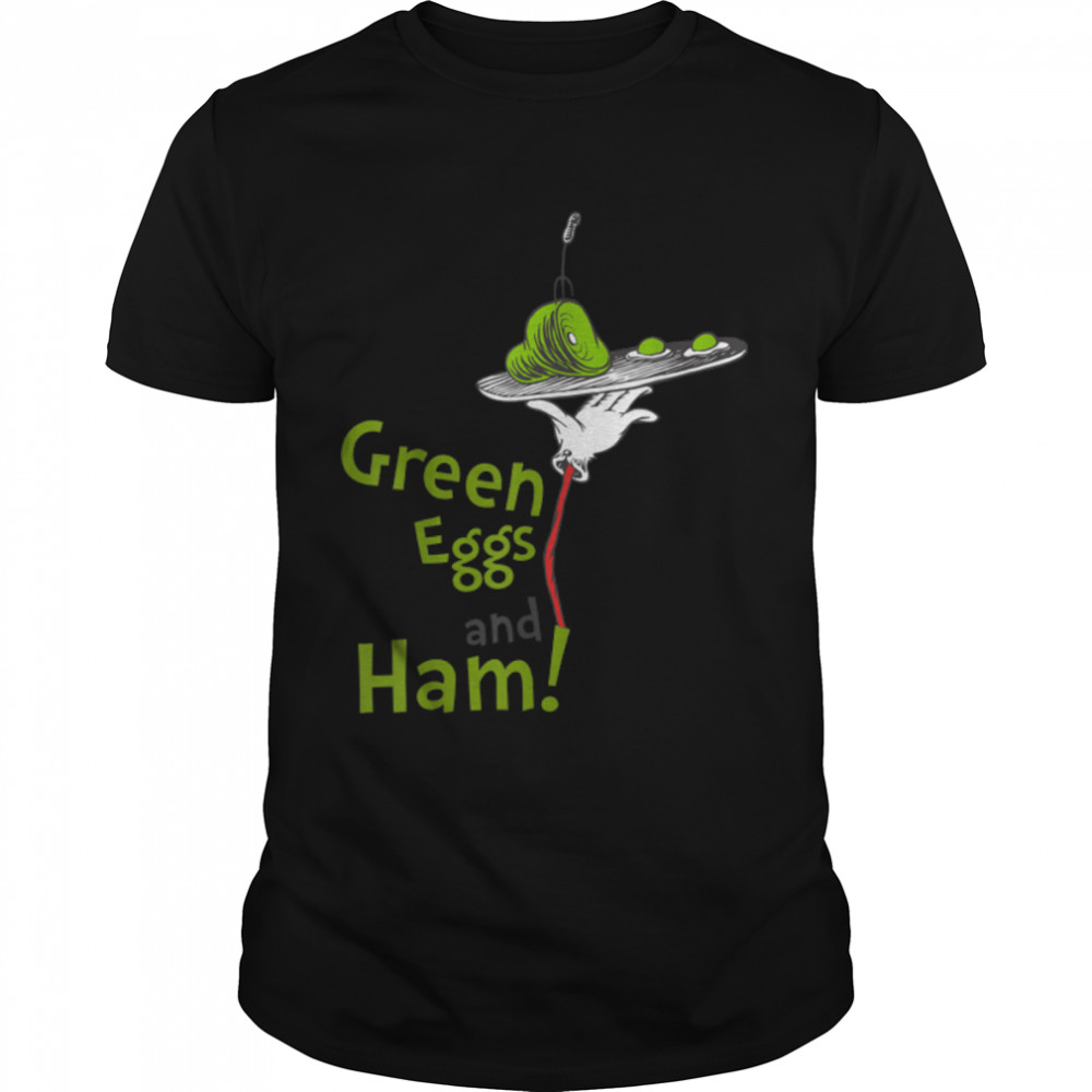 Dr. Seuss Green Eggs and Ham Title T- B0816XM84B Classic Men's T-shirt