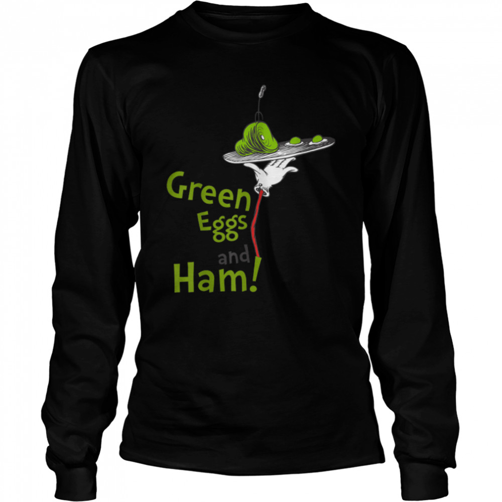 Dr. Seuss Green Eggs and Ham Title T- B0816XM84B Long Sleeved T-shirt