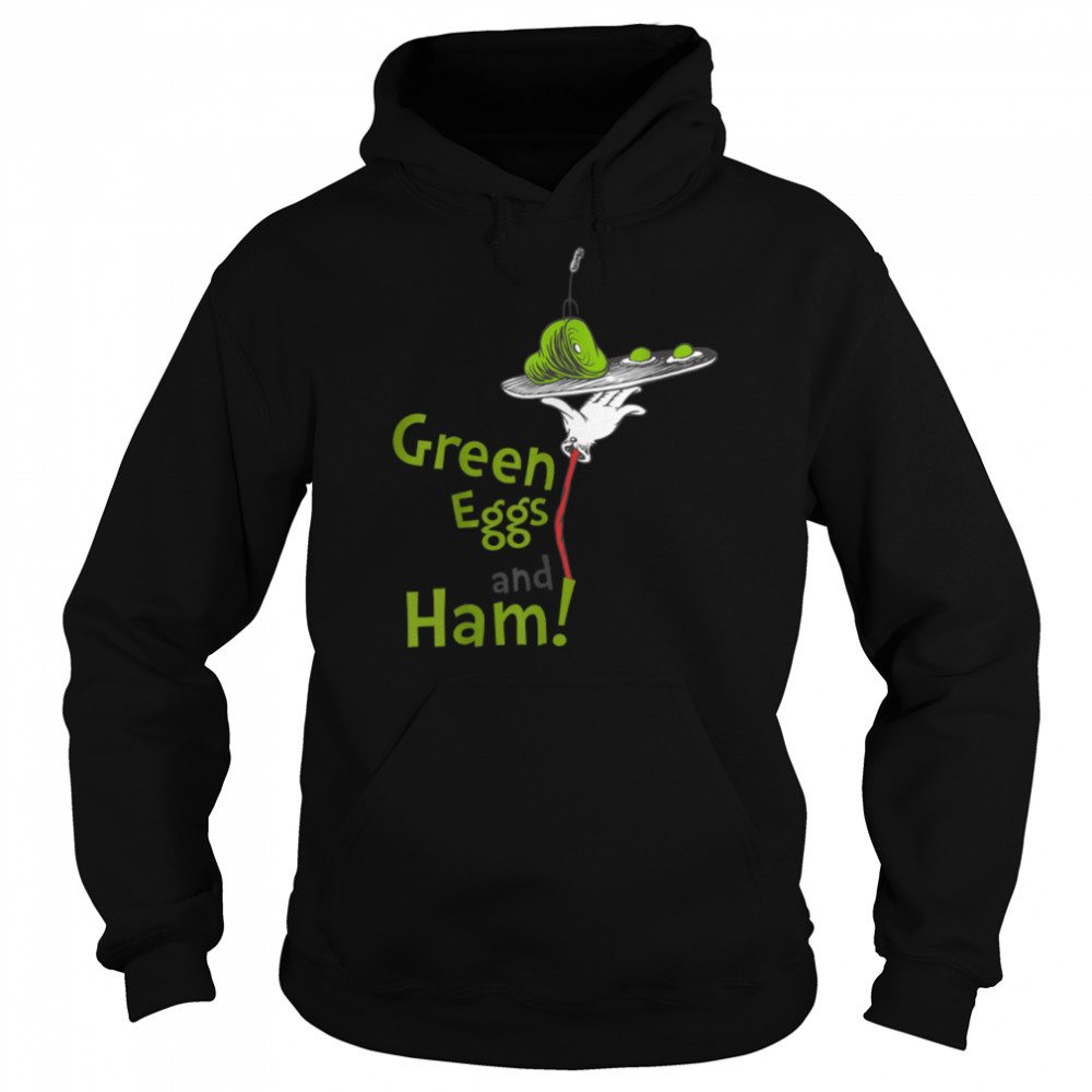 Dr. Seuss Green Eggs and Ham Title T- B0816XM84B Unisex Hoodie