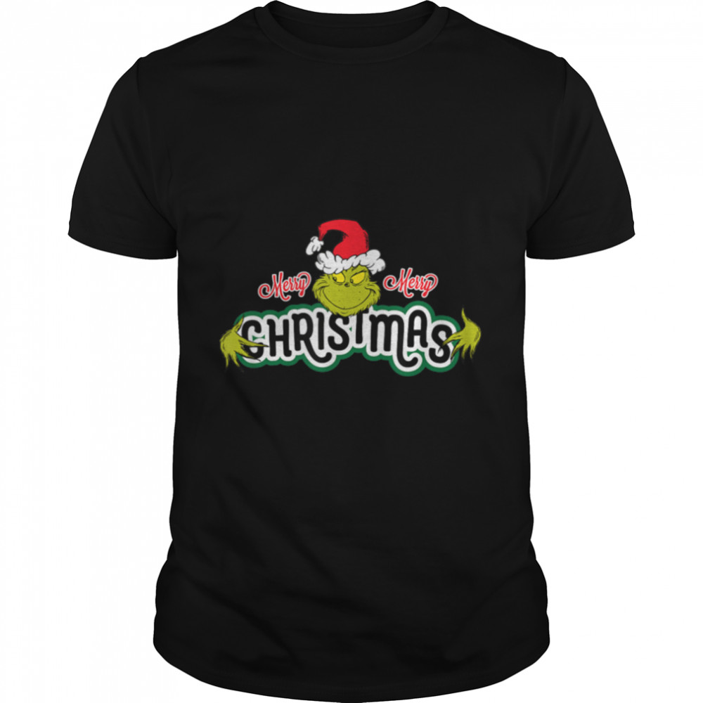 Dr. Seuss Grinch Hugs Christmas T-shirt B07PLV2894 Classic Men's T-shirt