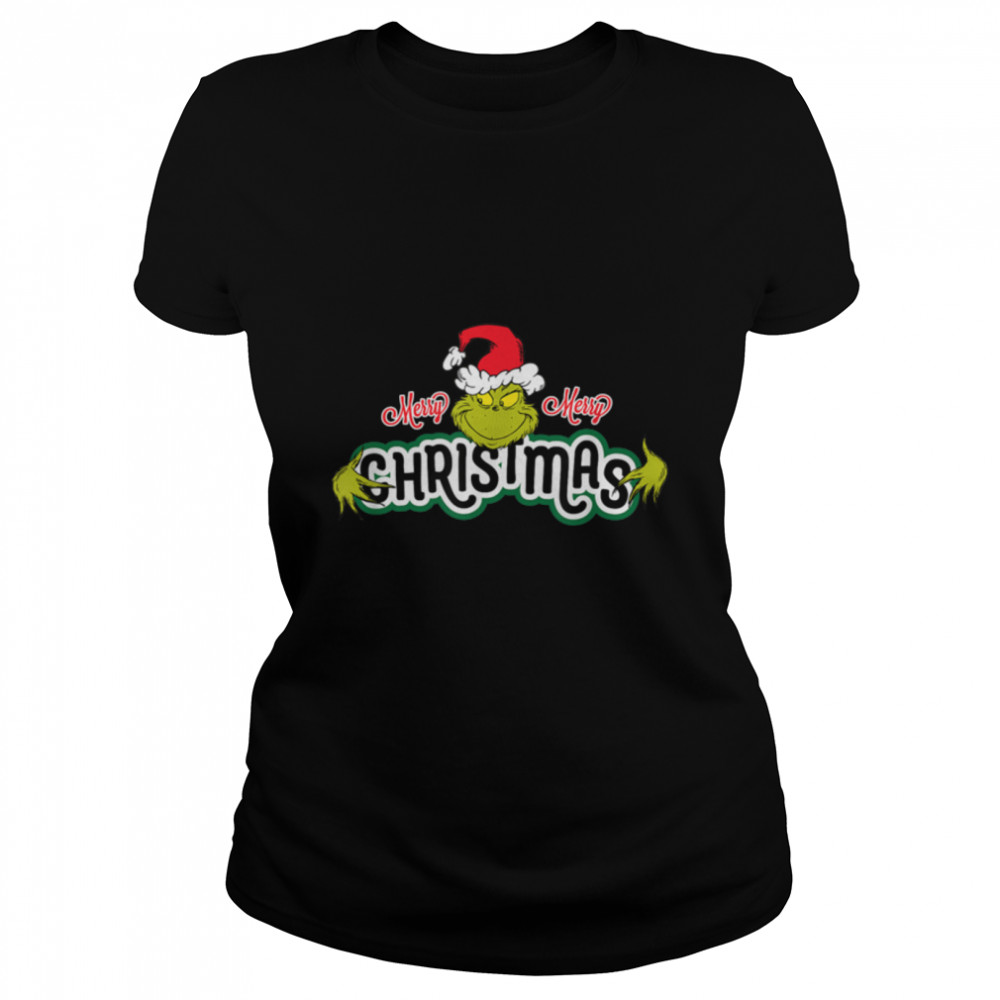 Dr. Seuss Grinch Hugs Christmas T-shirt B07PLV2894 Classic Women's T-shirt