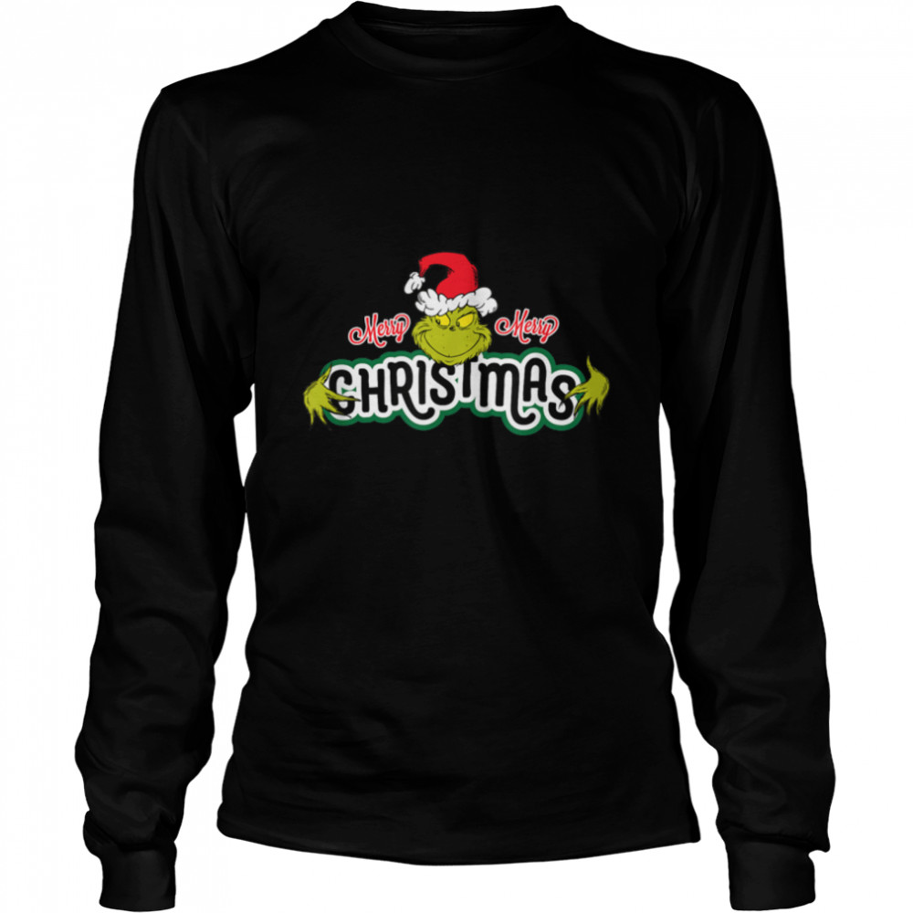 Dr. Seuss Grinch Hugs Christmas T-shirt B07PLV2894 Long Sleeved T-shirt