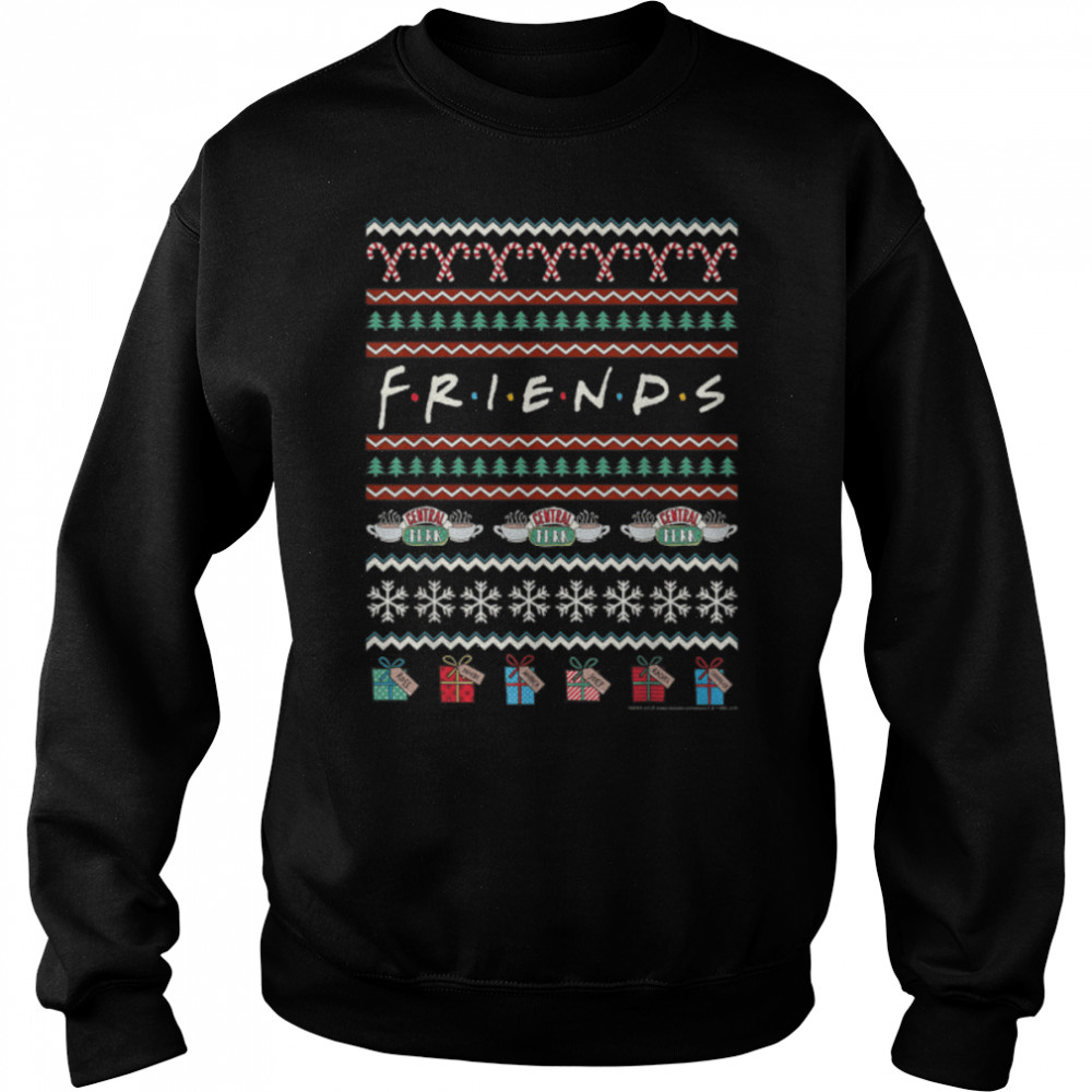 Friends Christmas Logo Ugly Sweater Style T- B08CWN6LGN Unisex Sweatshirt