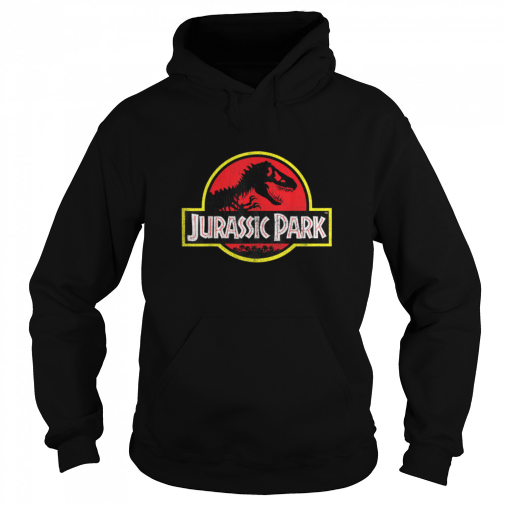 Jurassic Park Distressed Vintage Logo T- B07H4DBVND Unisex Hoodie