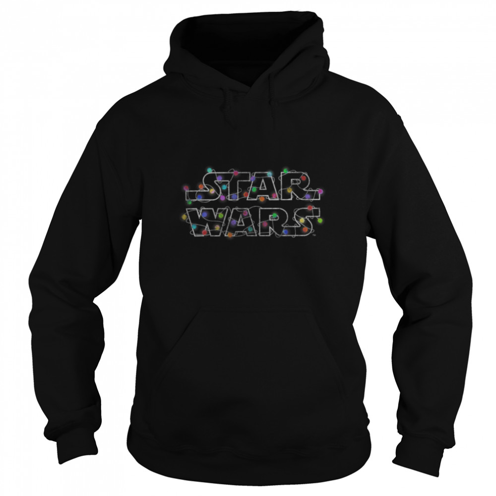 Star Wars Christmas Lights Logo T- B07Z5M192J Unisex Hoodie