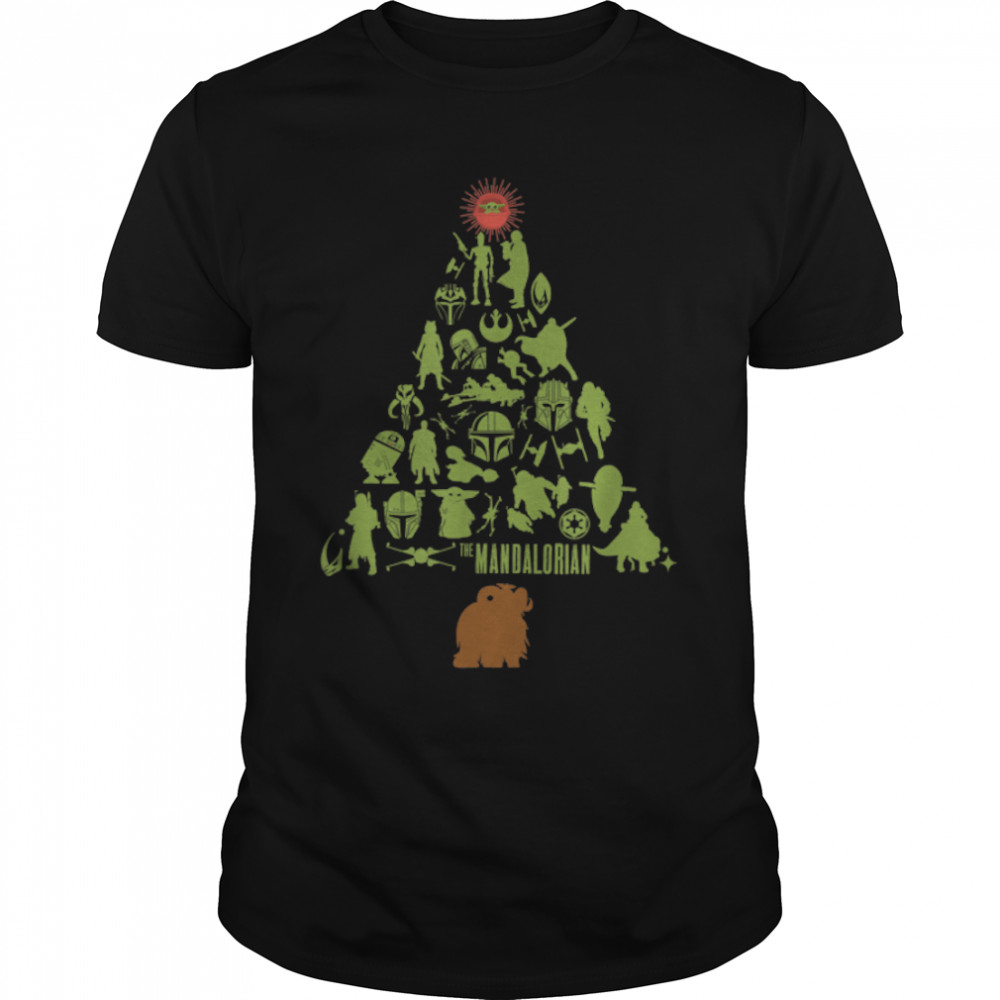 Star Wars The Mandalorian Holiday Christmas Tree T- B09JLCC32N Classic Men's T-shirt