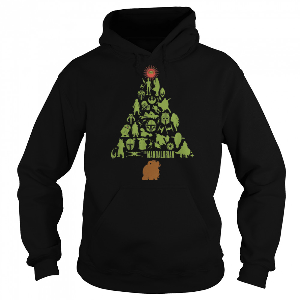 Star Wars The Mandalorian Holiday Christmas Tree T- B09JLCC32N Unisex Hoodie