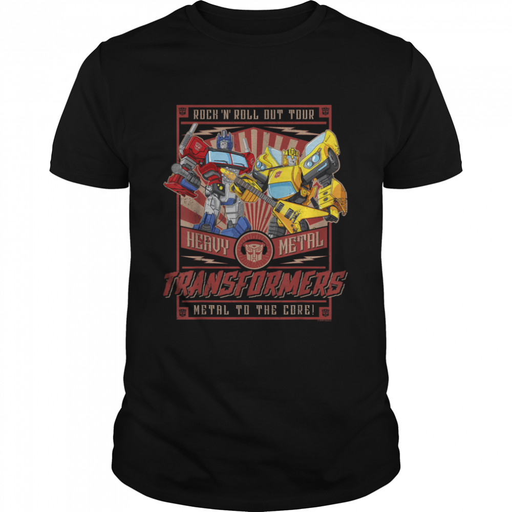 Rock 'N' Roll Out Tour Transformers T- Classic Men's T-shirt