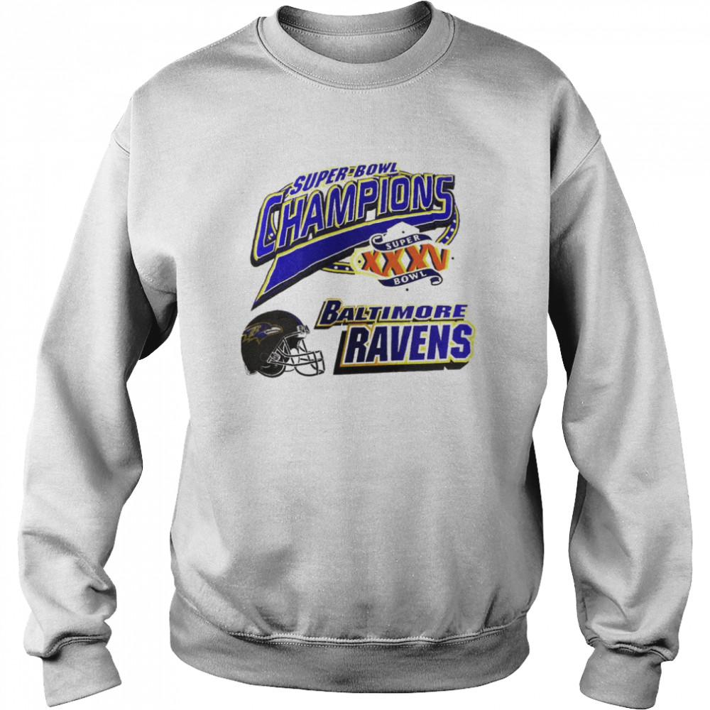 Baltimore Ravens Super Bowl Champions shirt Unisex Sweatshirt