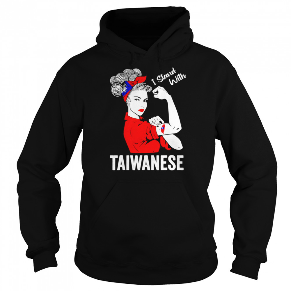 Messy Bun Taiwanese Girls Unbreakable Taiwanese Pride T- Unisex Hoodie