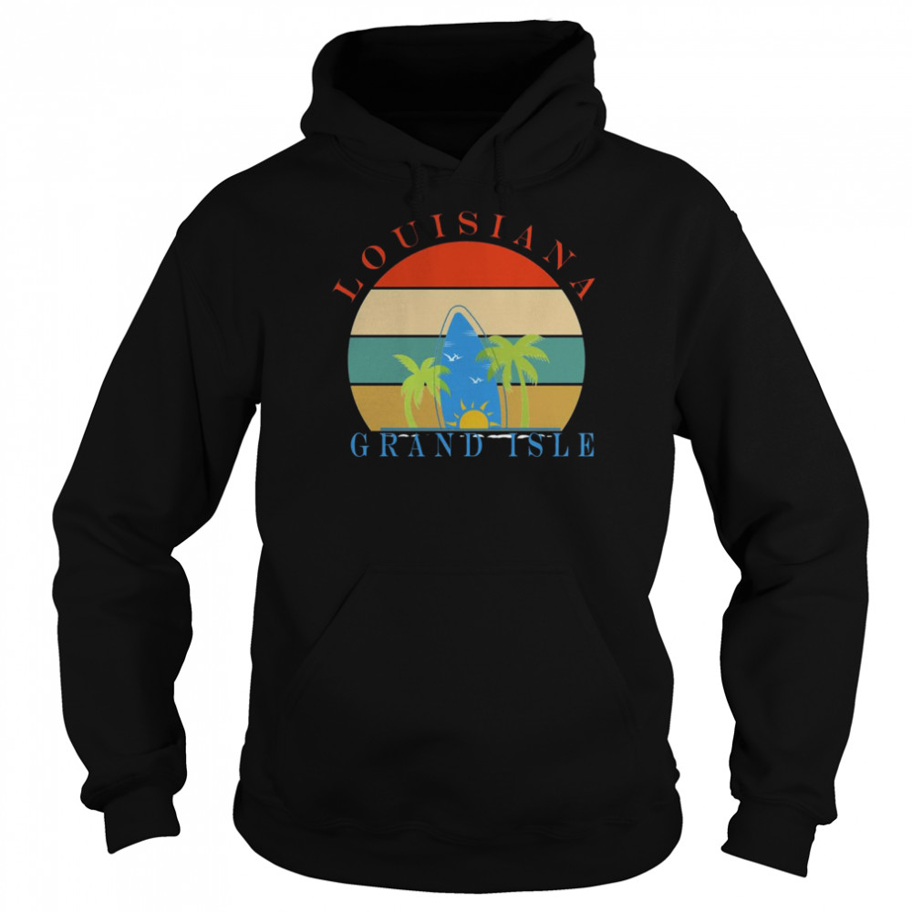 Sunset Design Tarpon Rodeo Grand Isle shirt Unisex Hoodie