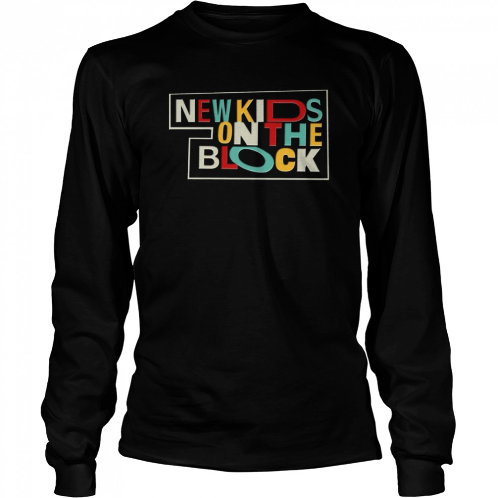 Vintage Cool NKOTB New Kids On The Block shirt Long Sleeved T-shirt