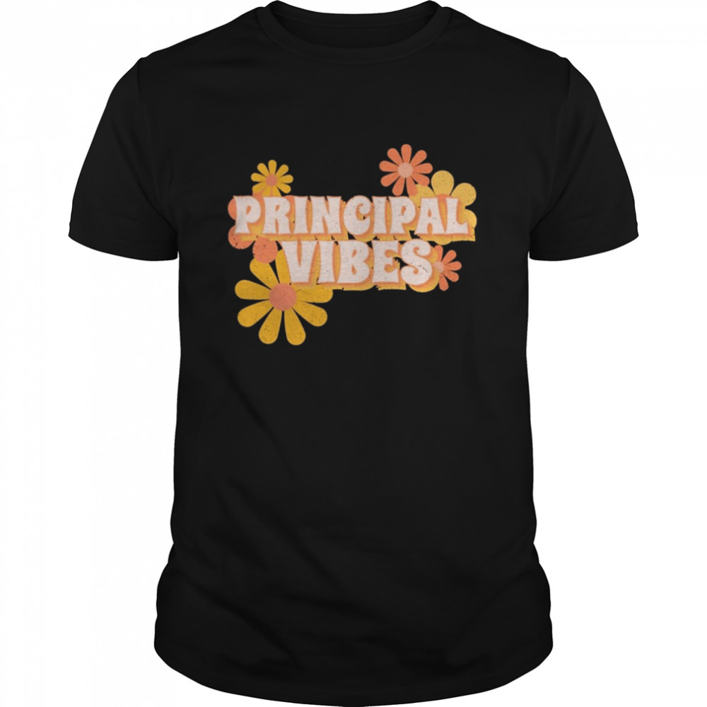 Principal Vibes Flowers  Classic Men's T-shirt