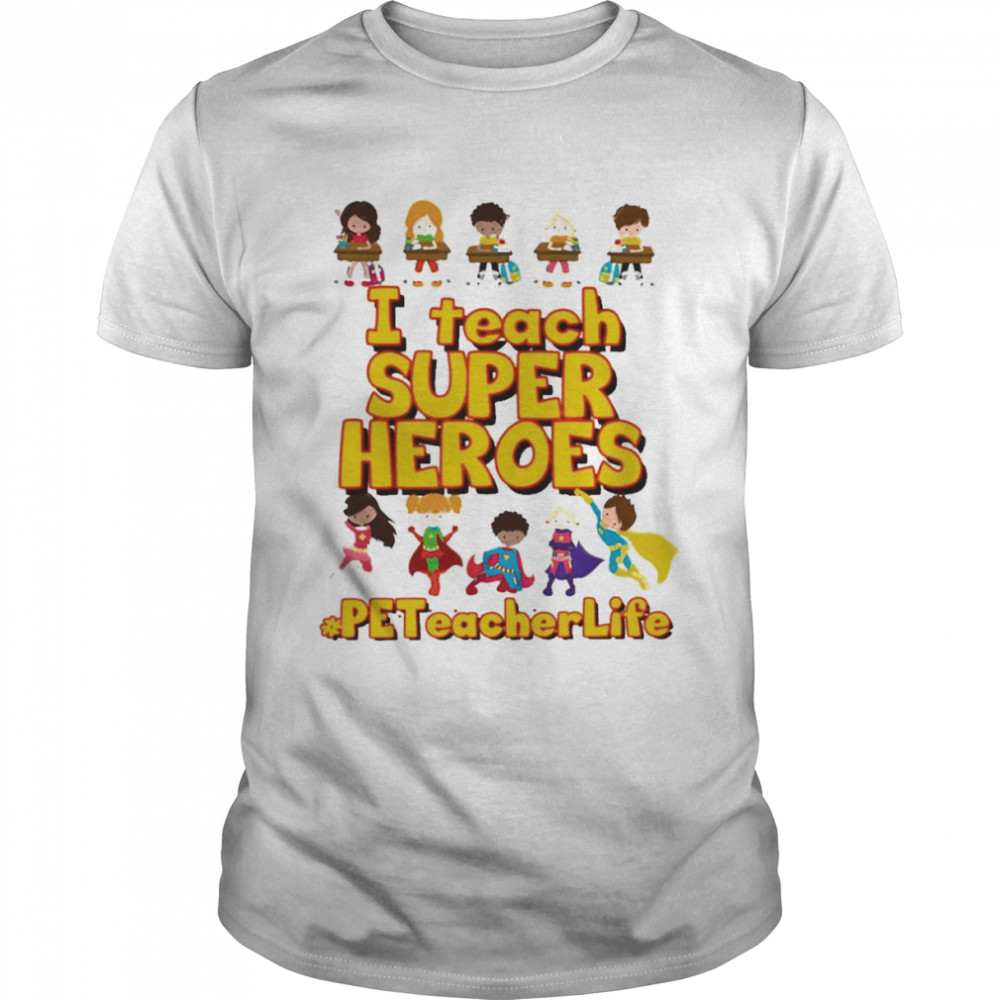 Superhero Pe Teacher Shirt
