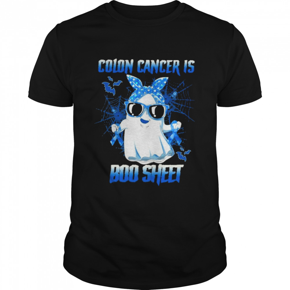 Colon Cancer is Boo sheet Happy Halloween shirt Classic Men's T-shirt