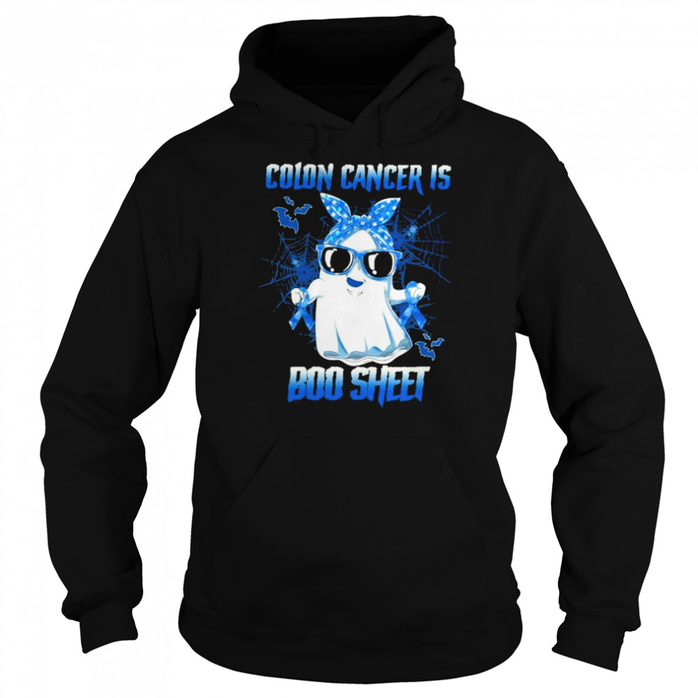 Colon Cancer is Boo sheet Happy Halloween shirt Unisex Hoodie