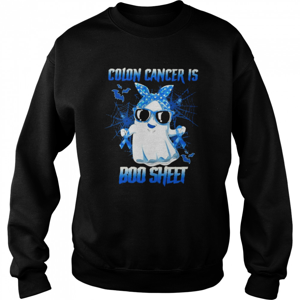 Colon Cancer is Boo sheet Happy Halloween shirt Unisex Sweatshirt