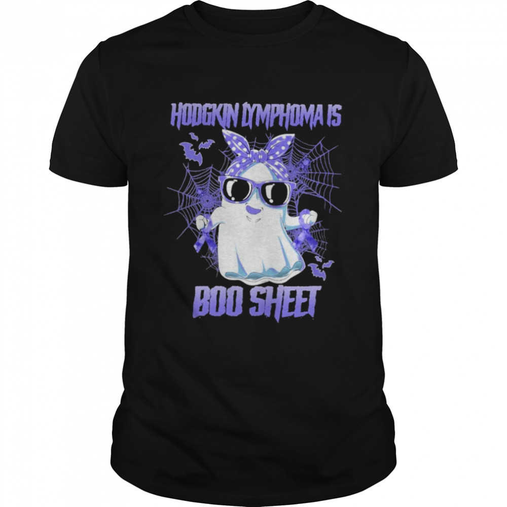 Hodgkin Lymphoma is Boo sheet Happy Halloween shirt Classic Men's T-shirt