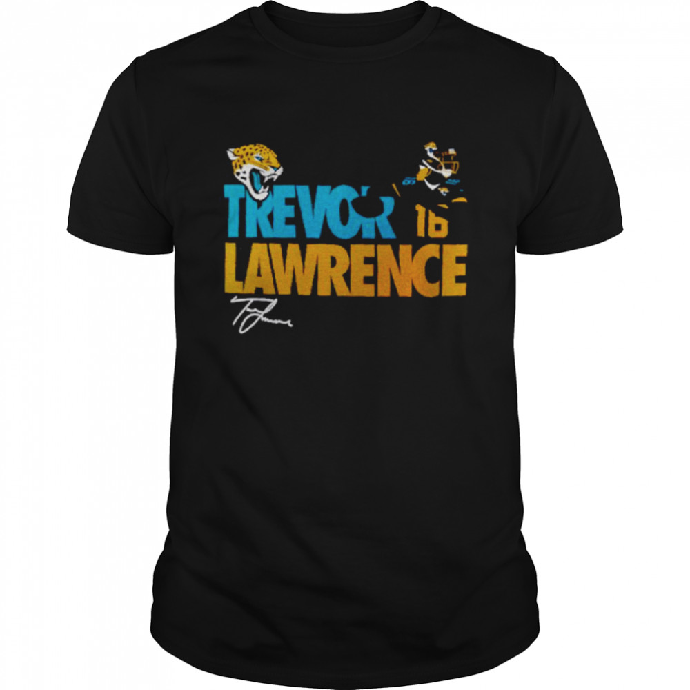Trevor Lawrence Jacksonville Jaguars signature shirt Classic Men's T-shirt