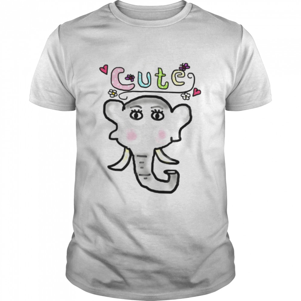 Baby Elephant Face shirt Classic Men's T-shirt