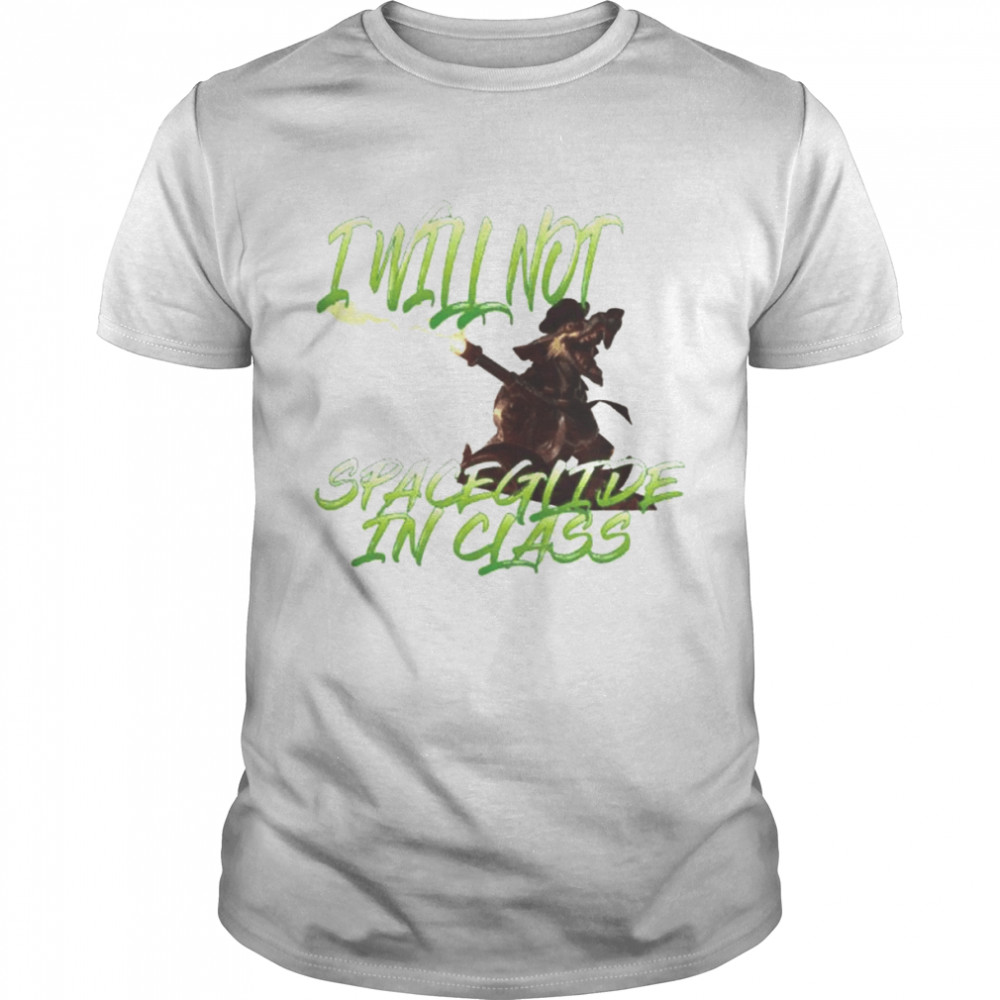 I will not spaceglide in class unisex T-shirt Classic Men's T-shirt