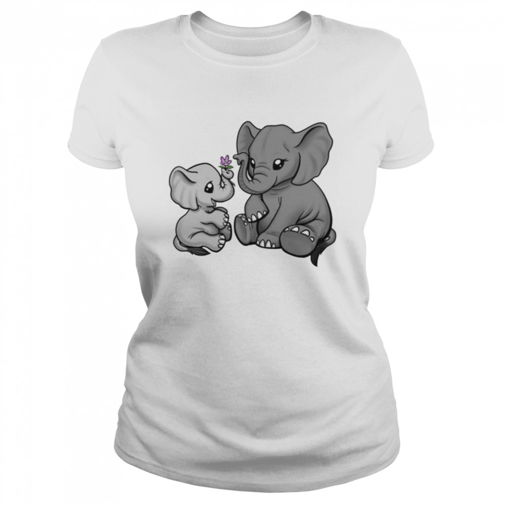 Mama And The Baby Elephant shirt Classic Women's T-shirt