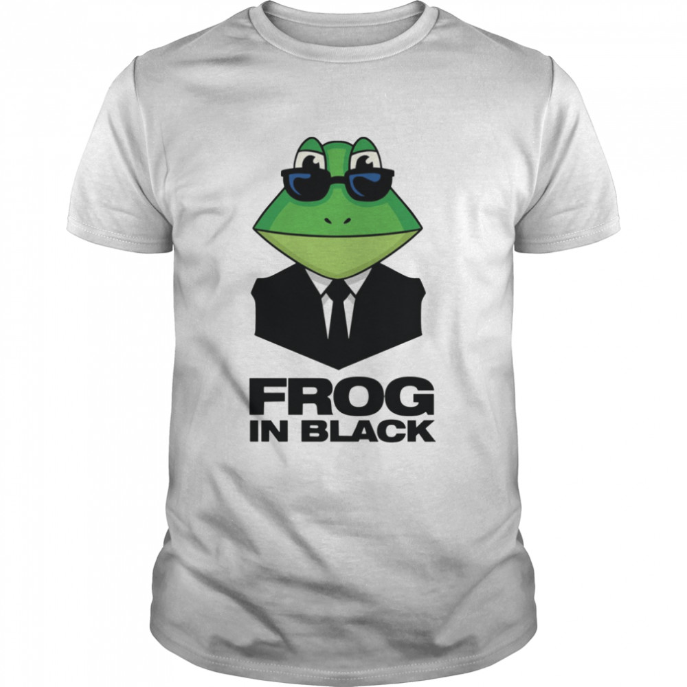 Mr Fritzzz As Frog In Black Tri-Blend Men In Black shirt Classic Men's T-shirt