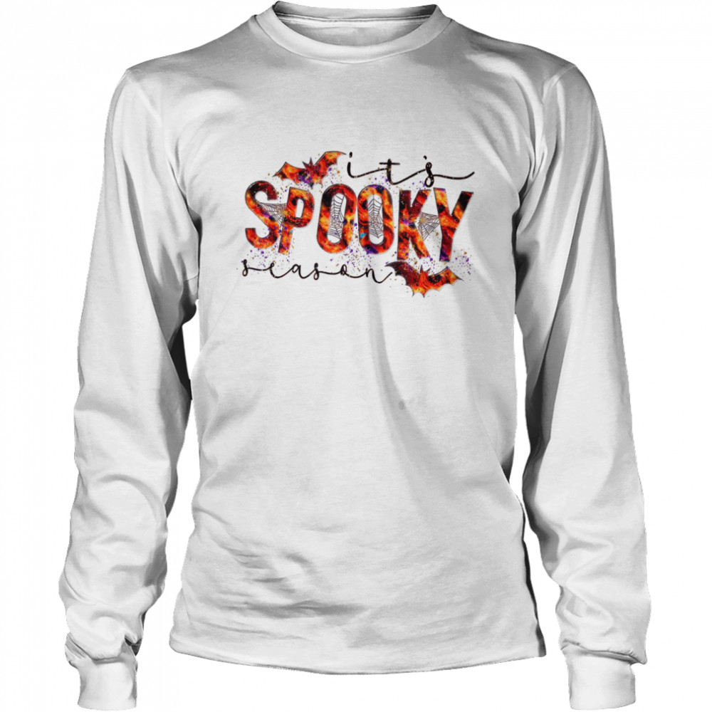 Season Spooky Happy Trick Or Treat Halloween T- Long Sleeved T-shirt