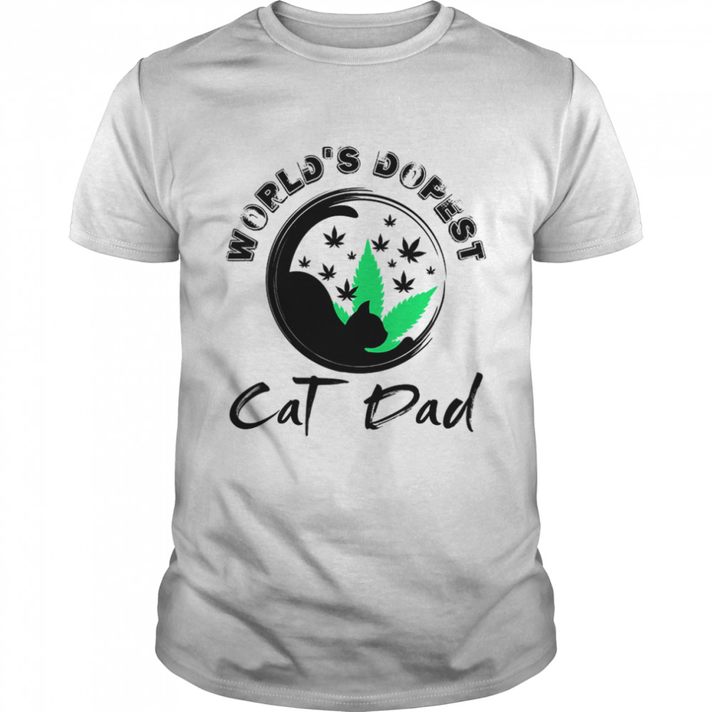 World’s Dopest Cat Dad shirt Classic Men's T-shirt