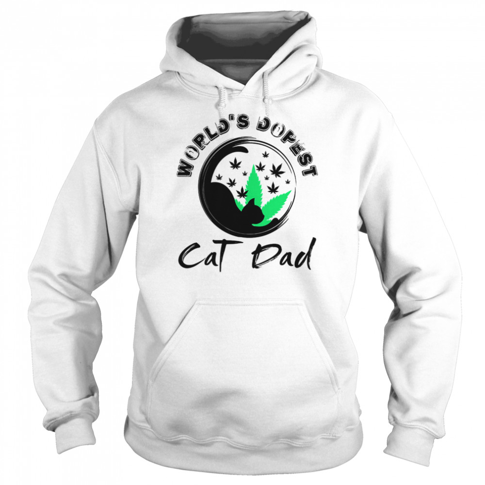 World’s Dopest Cat Dad shirt Unisex Hoodie