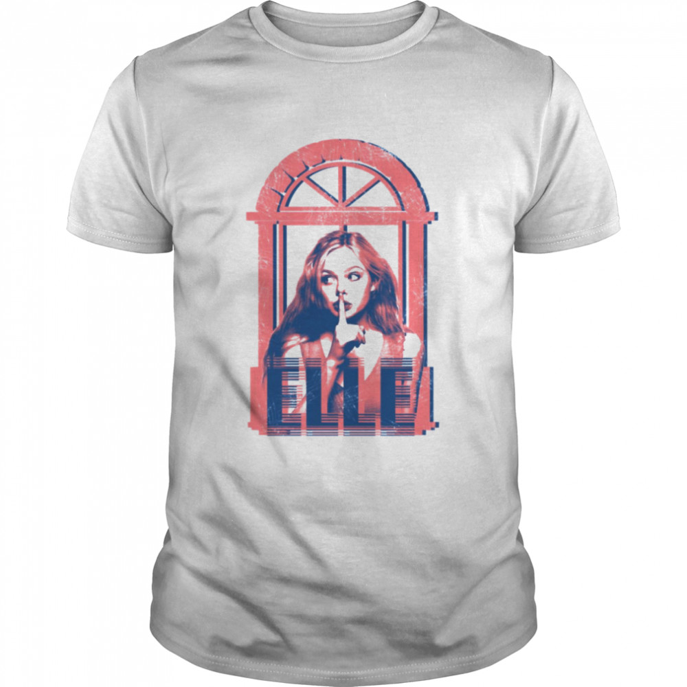 Beautiful Girl Elle Fanning Pink Art shirt Classic Men's T-shirt