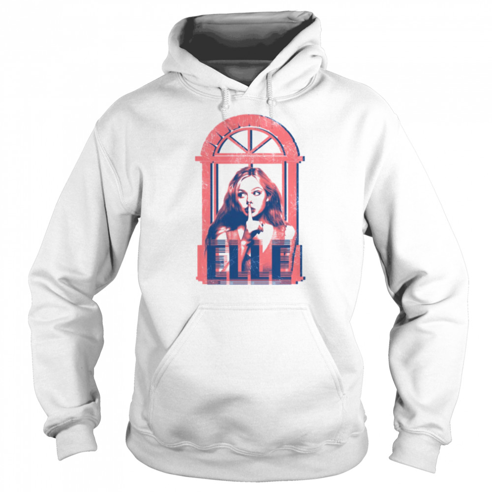 Beautiful Girl Elle Fanning Pink Art shirt Unisex Hoodie