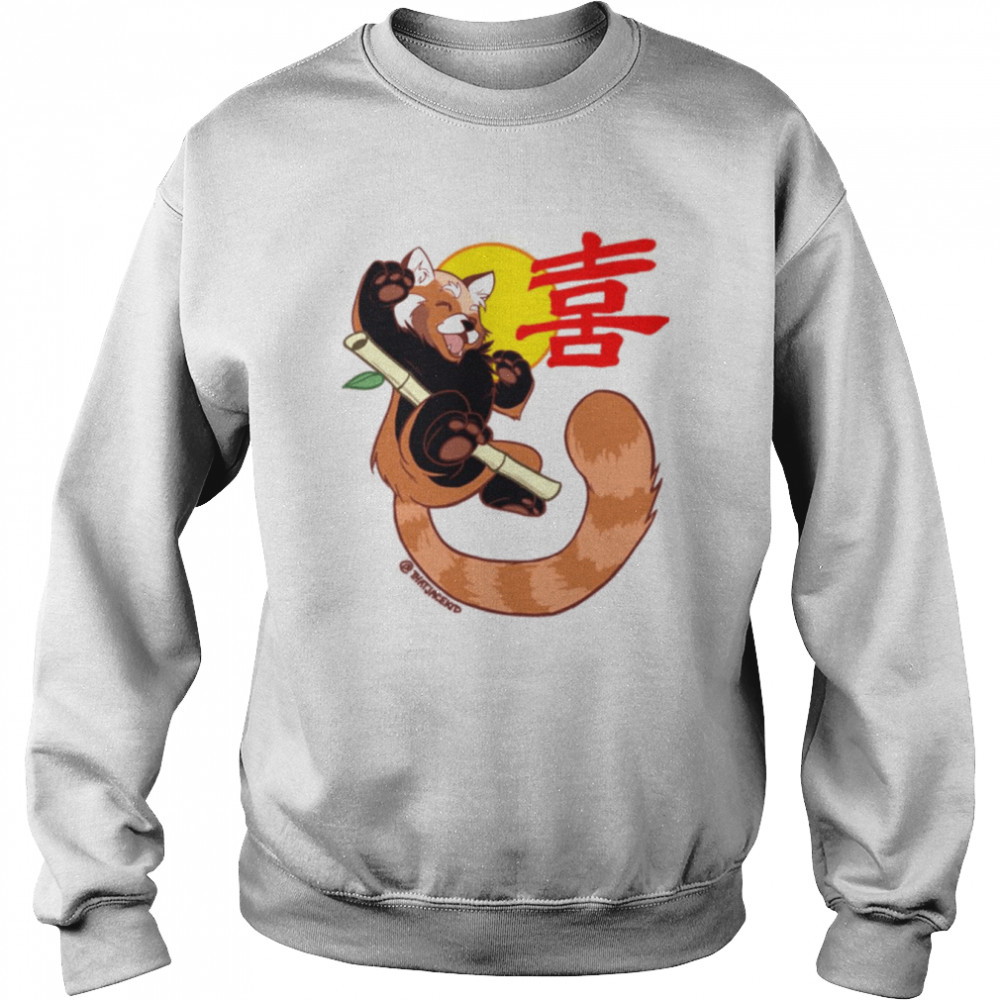 Design Of Joy Red Panda shirt Unisex Sweatshirt