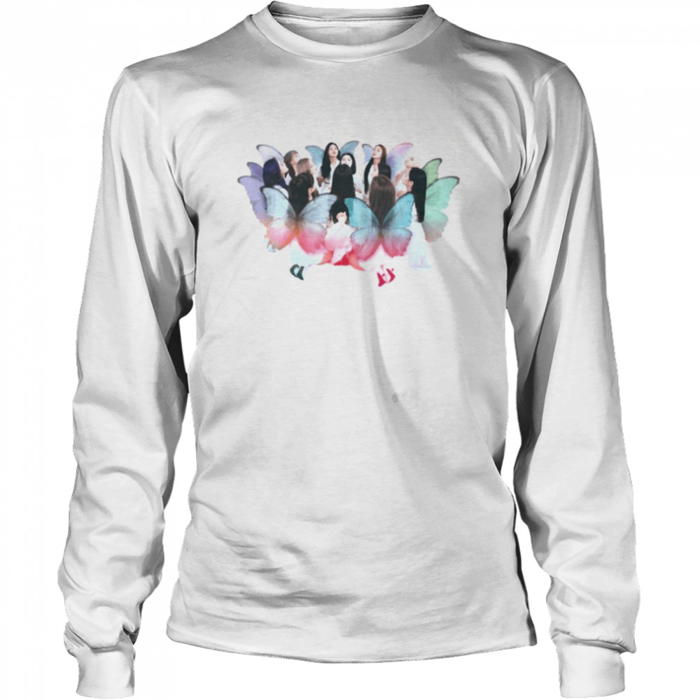 Loona Butterfly Xx Group Photo shirt Long Sleeved T-shirt