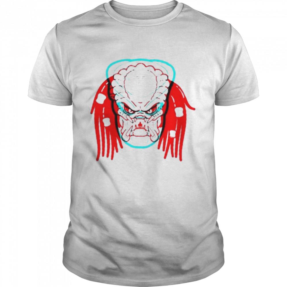 Masked hunter neca predator art shirt Classic Men's T-shirt