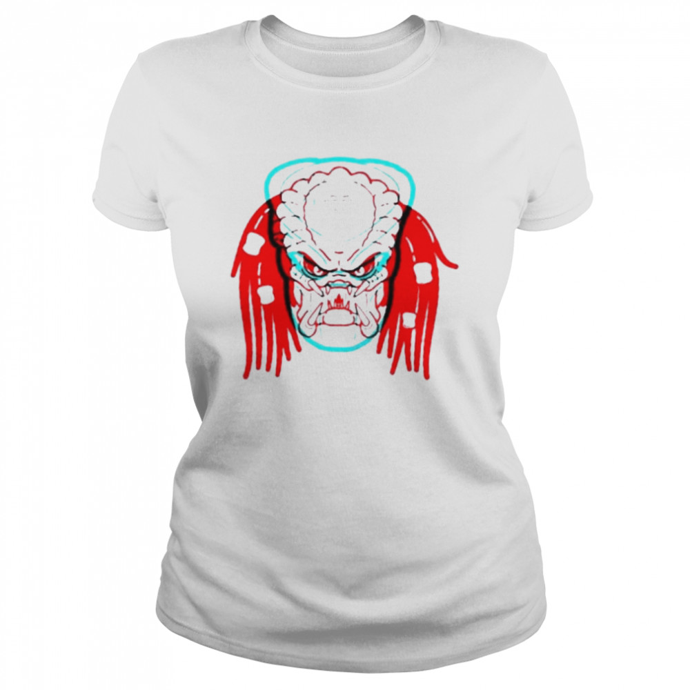 Masked hunter neca predator art shirt Classic Women's T-shirt