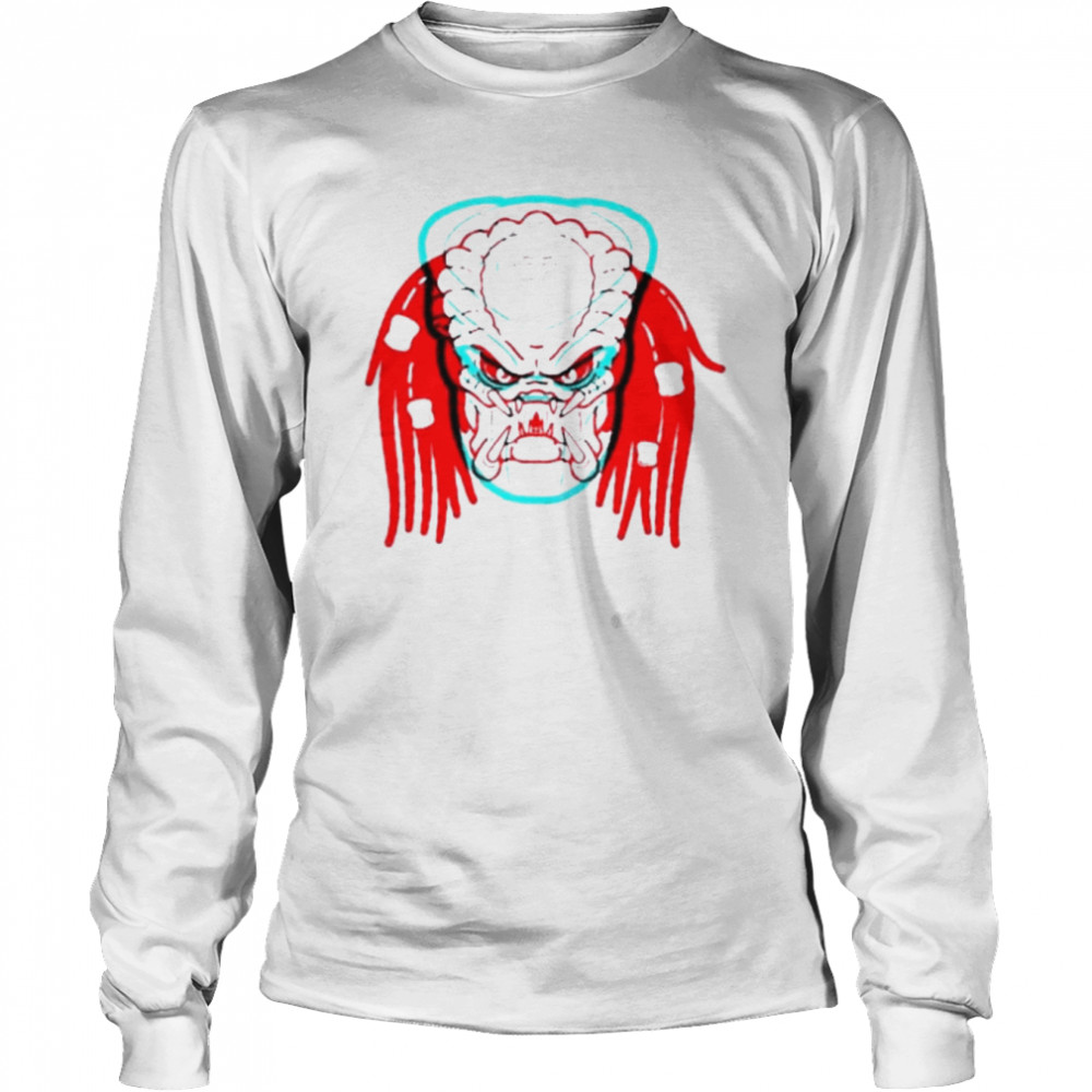 Masked hunter neca predator art shirt Long Sleeved T-shirt