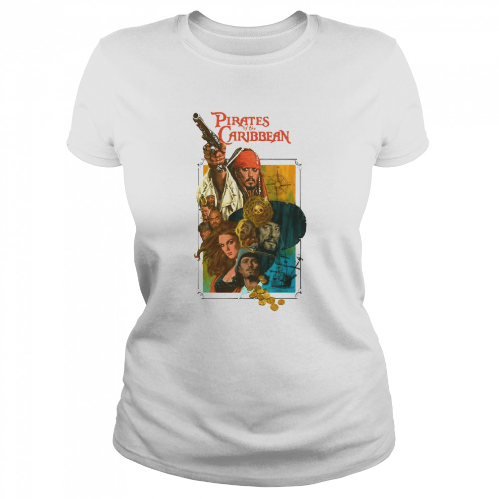 Pirates Of The Caribbean Artwork shirt Classic Women's T-shirt