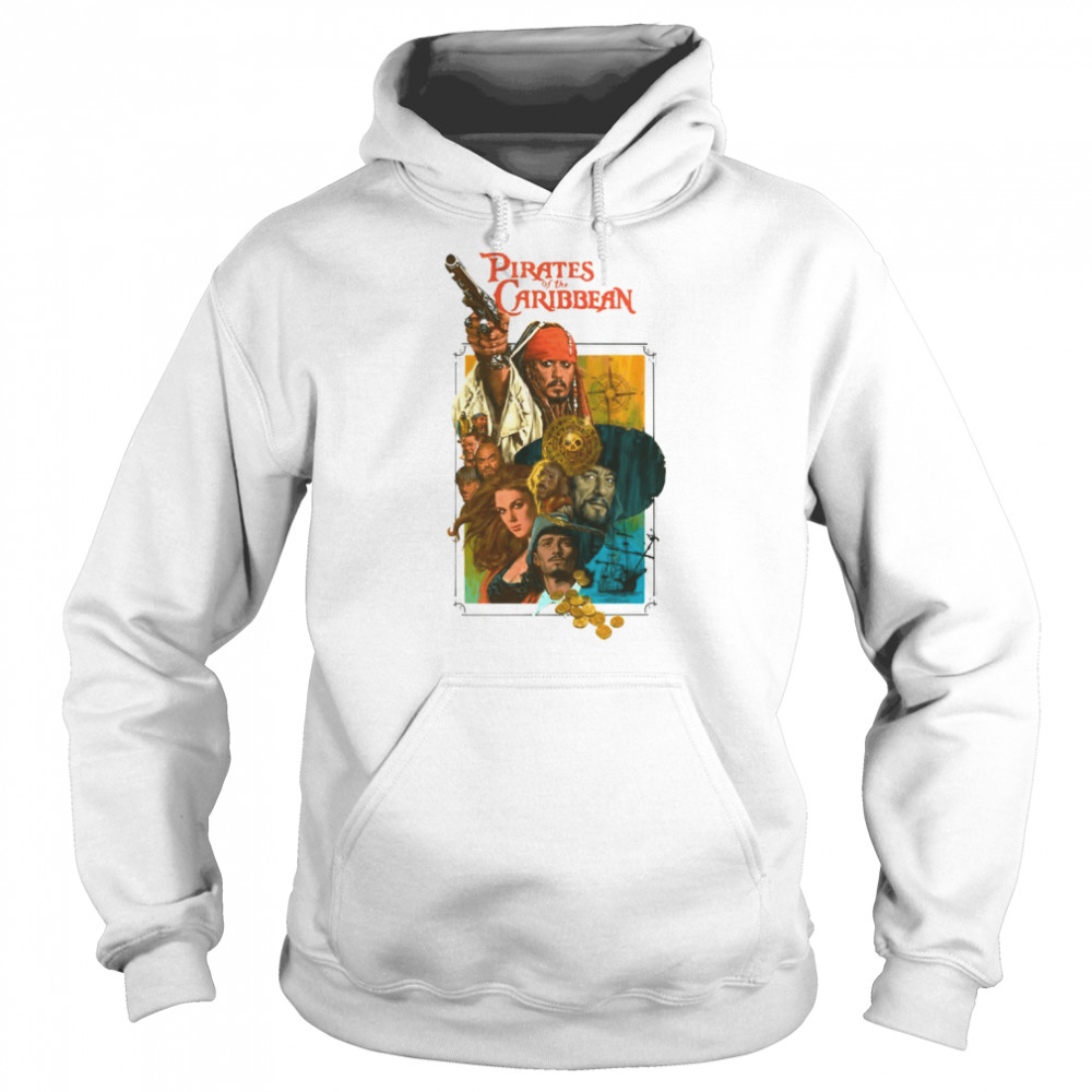 Pirates Of The Caribbean Artwork shirt Unisex Hoodie