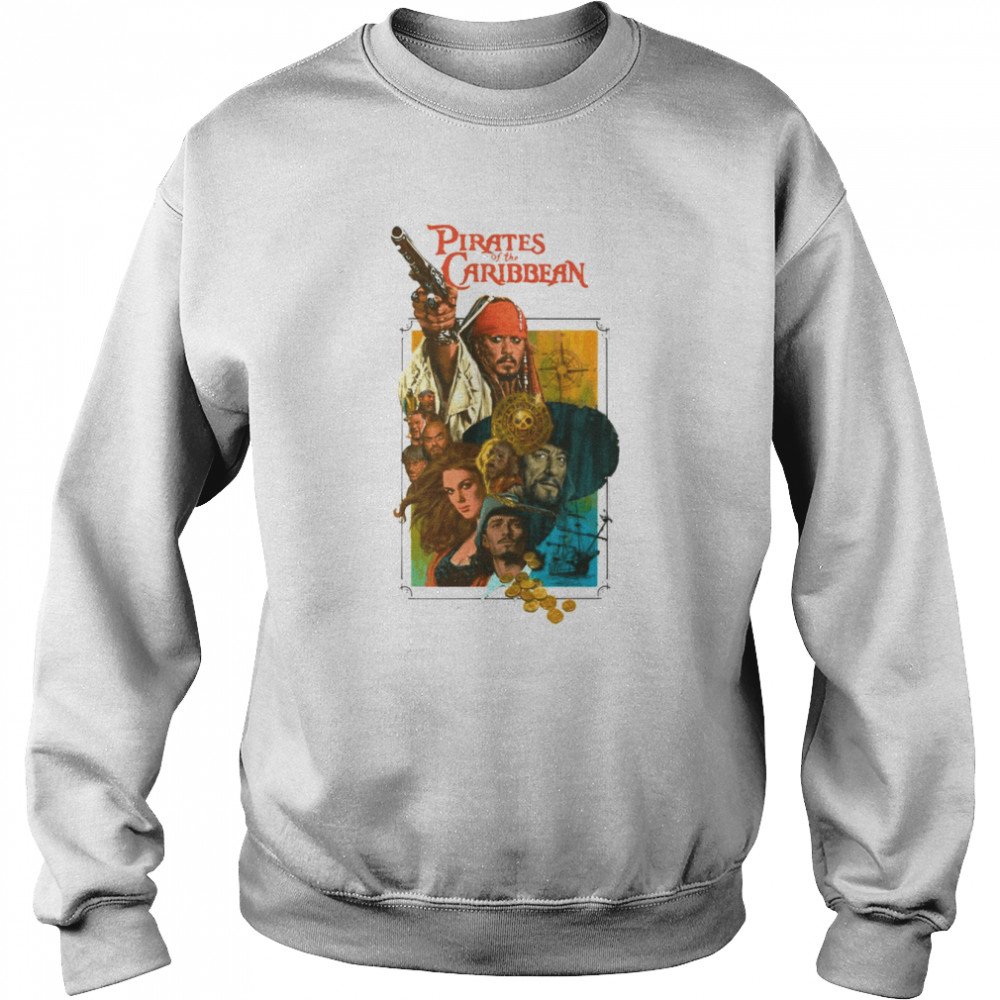 Pirates Of The Caribbean Artwork shirt Unisex Sweatshirt